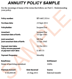 Annuity Contract annuity contract