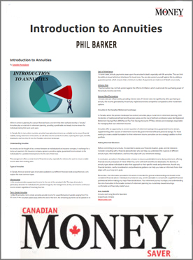 Canadian Money Saver Canadian Money Saver