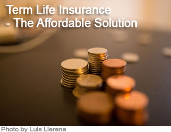 Term Life Insurance – The Affordable Solution Term Life Insurance – The Affordable Solution