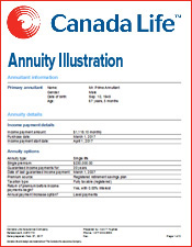 Male Partners: Joint Annuity