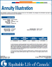 Annuity Illustration annuity illustration
